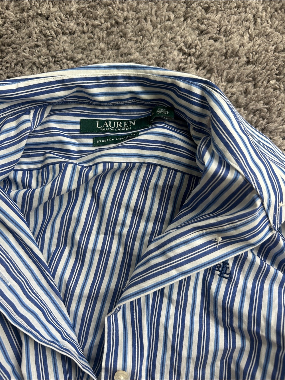 Striped Button Up - Picture 2 of 2